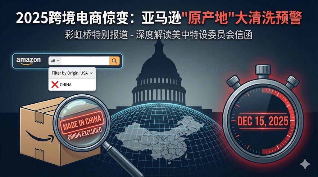 重磅！跨境电商变天：亚马逊CEO收到美中战略竞争特设委员会敦促信！